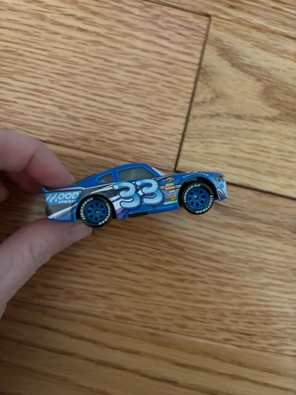 DISNEY PIXAR CARS DUD THROTTLEMAN MOOD SPRINGS